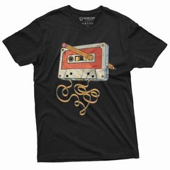 Men’s vintage cassette tape with pencil T-shirt 80s 90s born nostalgic gift