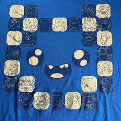 Adventure Time Shirt Mens XL Blue Loot Wear Exclusive Cartoon Characters Tee