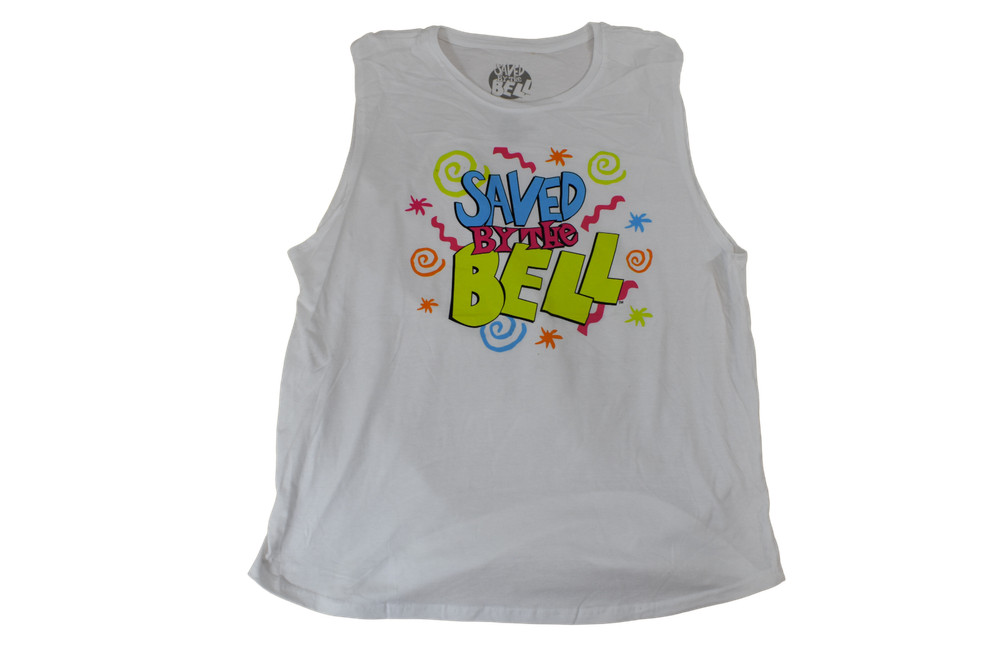 Saved By The Bell Mens White Tank Top Shirt New S, M, L, XL