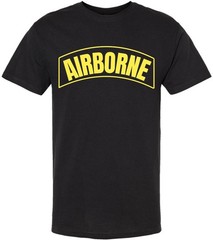 Airborne Logo Army T-Shirt U.S. Paratrooper Military Tactical Logo Shirt