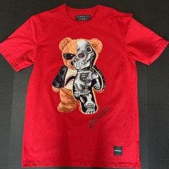Eternity BC/AD Terminator Bear T-Shirt Color Red Size Medium Exc Condition