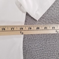 BYLT Shirt Mens Small White Drop Cut Lux Performance Athleisure Gym Commute