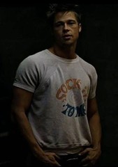 Screen Accurate SOCK IT TO ME sweat T Size M Tyler Durden, Brad Pitt, Fight Club