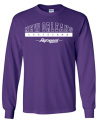 New Orleans Louisiana T-Shirt Long Sleeve Graphic tee