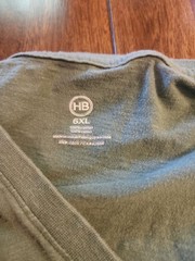 Lot of 5 Men’s 6XL T-SHIRT Short Sleeve Tee Shirts Assorted Colors