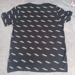 Adidas Shirt Medium Adult Black And White All Logo Short Sleeve Tee