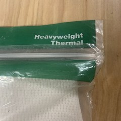 Heavyweight Thermal Large Shirt Long Sleeve White 50% Cotton In Packaging