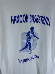 Vintage 1980’s Chuck Taylor Converse React Alaska Basketball Tourney Shirt Large