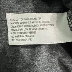 Mossimo Supply Co. Charcoal Heather Short Sleeve Henley Shirt Men Size XL