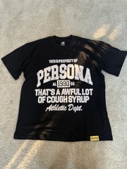 Desto Dubb Men’s Black “That’s A Awful Lot Of Cough Syrup” Crew Neck Tee, M