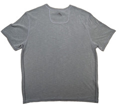 Tommy Bahama T-Shirt Mens XL Blue Flip Sky Tee SS Wicking Reversible $79
