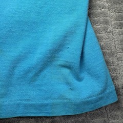VTG 80s Ocean Pacific Op Surf T Shirt M Turquoise Windsurfing Single Stitch USA