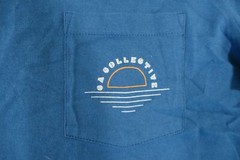 DOCKERS BLUE SMALL SLIM CALIFORNIA COLLECTIVE POCKET TEE TSHIRT MENS NWT NEW