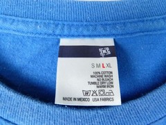 KREW Men’s Large Blue Cotton T-Shirt w/ White Logo