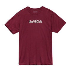 NEW! Florence Marine X Men’s Large Marine Exploration Maroon T-Shirt M14-1