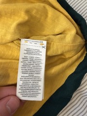 Polo Ralph Lauren Polo Athletic Reversible Heavyweight T Shirt Green Yellow
