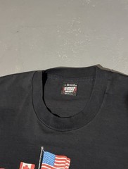 Vintage 90s Vietnam Veterans Memorial Pow Mia Black t Shirt Size Large