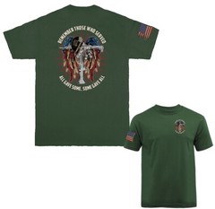 Remember Those Who Served Military Patriotic US Flag US Army Veteran T-shirt
