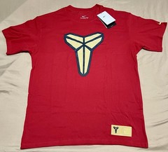 Nike Kobe Max 90 Shirt Mens Loose Fit Size SMALL Dark Obsidian-Varsity Red NWT