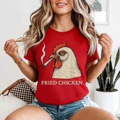 Fried Chicken Smoking Joint Funny T-Shirt