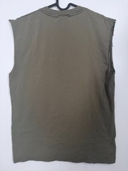 Gold’s Gym Mens Muscle Joe Bodybuilding T Shirt Sleeveless Green Size M 20.5×28