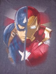 marvel t shirt men MD (38-40) color Blue