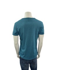 American Eagle Men’s Size M Short Sleeve Button Neck Classic Fit Heritage T