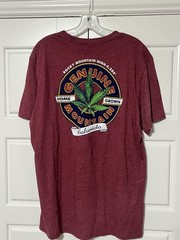 Rocky Mountain High Denver Colorado T Shirt Mens XL Purple Home Grown Graphic