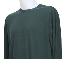 Cremieux Men’s Dark Green Long Sleeve Crew Neck Shirt Size XL