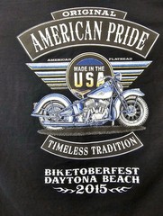 Men’s Black Biketoberfest 2015 T-Shirt 2XL Biker Motorcycle