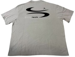 NIKE AIR JORDAN x Travis Scott Air Jack T-Shirt Mens Size XL Light Bone