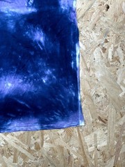 Denim & Flower Ricky Singh Tie Dye T-Shirt Mens Large Purple Blue Take A Hike