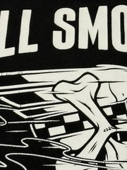 FASTHOUSE – Men’s Short Sleeve L – LARGE – Black – FAST HOUSE F/H – Still Smokin