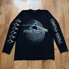 VTG Pink Floyd Dark Side of The Moon 90’s Single Stitch Long Sleeve T-shirt S/M