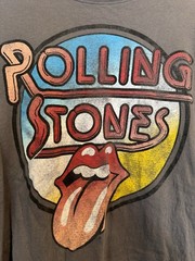 The Rolling Stones T-Shirt Grey Size Medium M 2022 Rock Band Shirt RN# 102050
