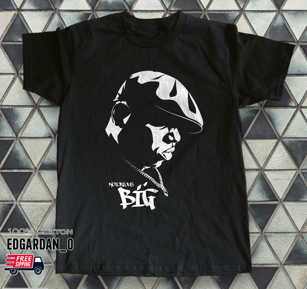 Notorious B I G Biggie Smalls Rap Brooklyn NY Hip Hop T-Shirt Free Shipping