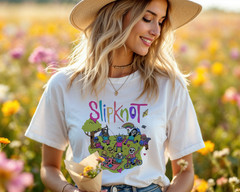 Slipknot Cute Cartoon Shirt – Funny Parody Metal Band T-Shirt A465