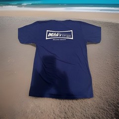 Mitch’s Surf Shop Solana Beach San Diego California Logo Shirt Medium Blue New
