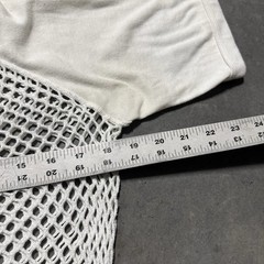 Scandinavian Knitters Small 34-36 Mens Vintage Fishnet Top 1960’s Open Knit