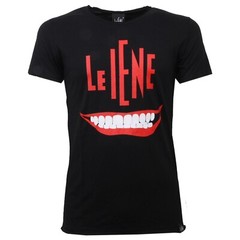 C0680 maglia uomo LE IENE nero/rosso/bianco t-shirt men
