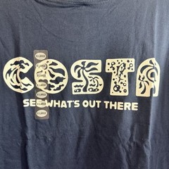 Costa Del Mar Men’s Batik T-Shirt Navy XL