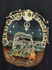 Peace Frogs What A Long Strange Trip It’s Been Shirt Medium Grateful Dead BG18
