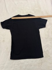 RVCA T Shirt Mens Medium Black Green Logo Graphic Tee Short Sleeve Crew Neck Top