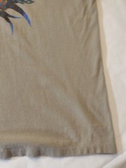 Vintage Quiksilver Khaki Short-Sleeve Tee w/ Sm. Logo Front / Lg. Logo Back – XL