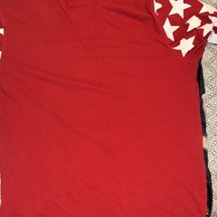 Maxi Millian New York Graphic Print Cotton Knit T-Shirt Red XL Men’s Crew Neck