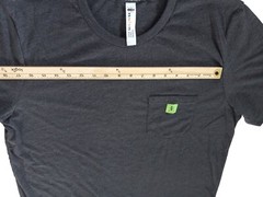 Humants Men’s XL Workwear /Outdoor Jersey Pocket Tee Dark Gray heather Cotton