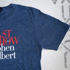 THE LAST SHOW WITH STEPHEN COLBERT Shirt XL Blue
