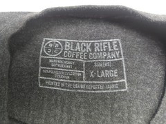 Black Rifle Coffee Company T Shirt Mens Extra Large Grey Outdoor Logo Flag