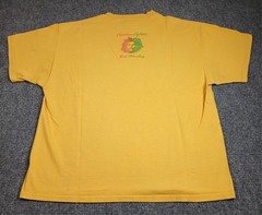 Vintage Bob Marley Freedom Fighter Music 2004 Mens T Shirt Size 1X Zion Yellow