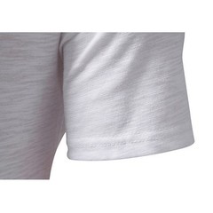 Polyester Men 2024 Brand T-Shirts Ultra-Soft Henley Slim Fit Sleeve V Neck T